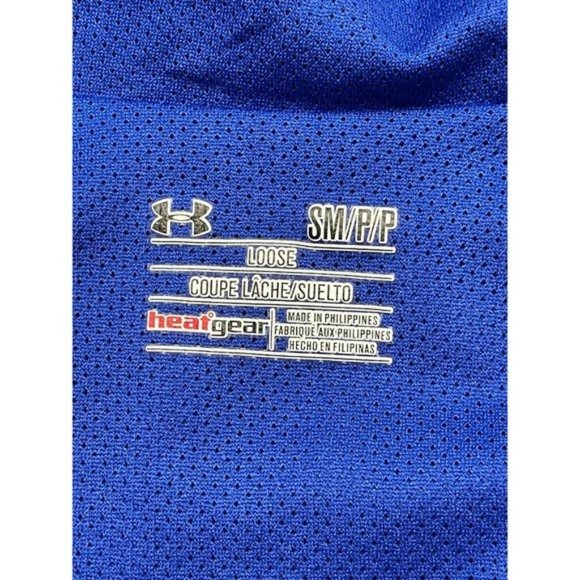 NWOT.Under Armaur Heat Gear.Athletic  hood  Blue   Color Size S-M - Picture 11 of 12